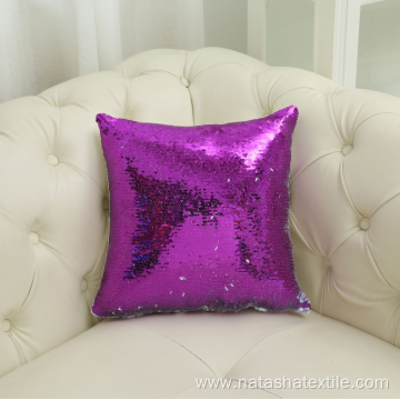 Sequin magic flip two-color pillow case